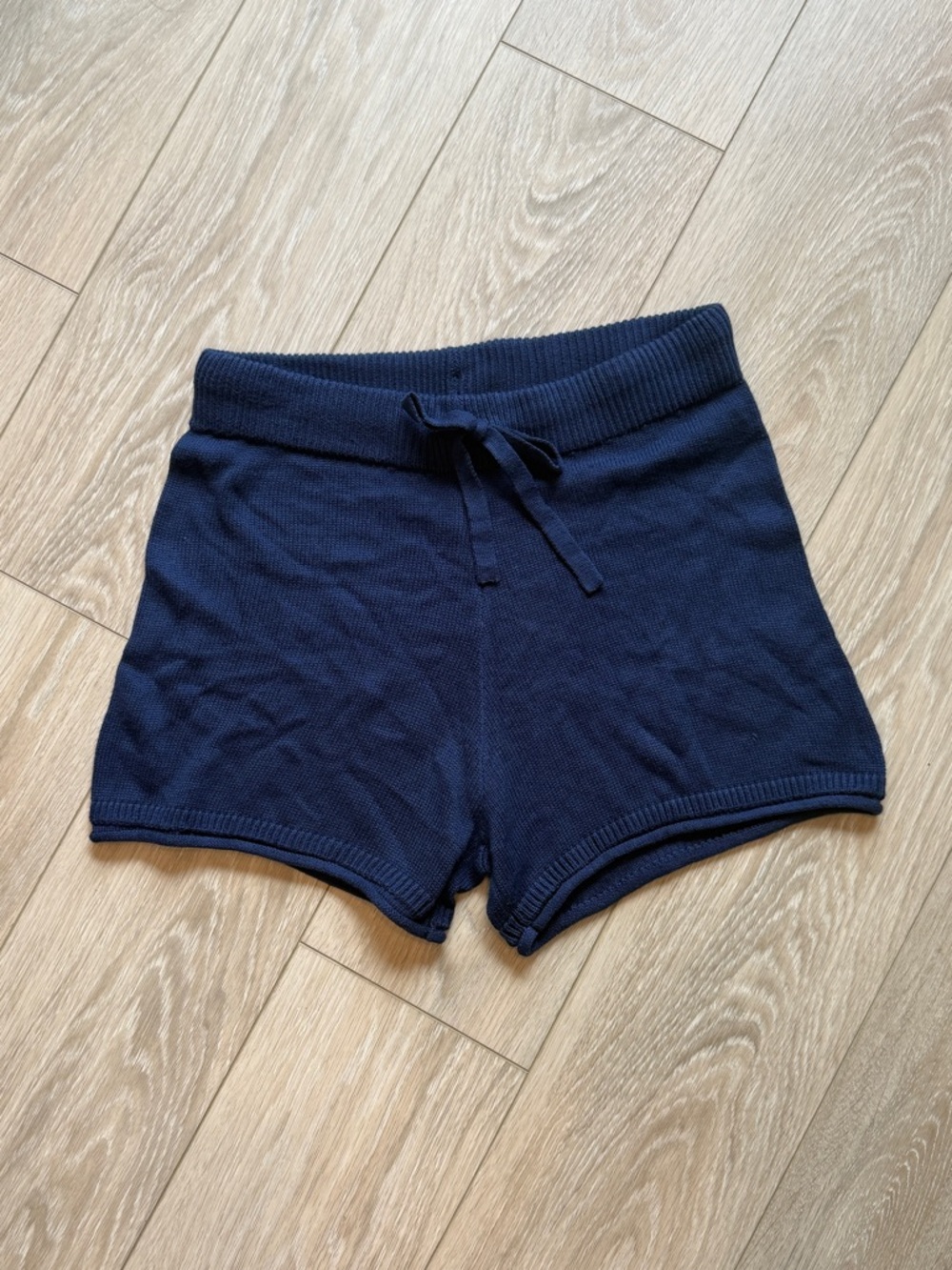 Life Is Good Women's S Knit Shorts - Navy Blue Pull On Summer Shorts SMALL